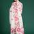 Off white printed pure cotton kurta trouser dupatta set
