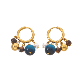 orb hoops gold plated hoop earring 1