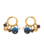 orb hoops gold plated hoop earring