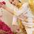 Off white printed pure cotton kurta trouser dupatta set