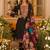 Black embroidered silk kurta trouser dupatta set