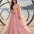 PINK  NET THREAD WITH ZARI AND SEQUINCE WORK FESTIVE LEHENGA CHOLI SET FOR WOMEN'S