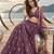 PURPLE NET THREAD WITH ZARI AND SEQUINCE WORK FESTIVE LEHENGA CHOLI SET FOR WOMEN'S