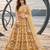 LIGHT GOLD NET THREAD WITH ZARI AND SEQUINCE WORK FESTIVE LEHENGA CHOLI SET FOR WOMEN'S