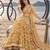 LIGHT GOLD NET THREAD WITH ZARI AND SEQUINCE WORK FESTIVE LEHENGA CHOLI SET FOR WOMEN'S