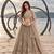 GREY NET THREAD WITH ZARI AND SEQUINCE WORK FESTIVE LEHENGA CHOLI SET FOR WOMEN'S