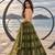MEHENDI NET THREAD WITH ZARI AND SEQUINCE WORK FESTIVE LEHENGA CHOLI SET FOR WOMEN'S