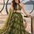 MEHENDI NET THREAD WITH ZARI AND SEQUINCE WORK FESTIVE LEHENGA CHOLI SET FOR WOMEN'S