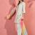 women floral embroidered thread work kurta with farshi salwar and dupatta