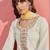 women floral embroidered thread work kurta with farshi salwar and dupatta