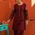 women floral embroidered regular thread work kurta with patiala