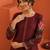 women floral embroidered regular thread work kurta with patiala