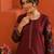 women floral embroidered regular thread work kurta with patiala