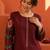women floral embroidered regular thread work kurta with patiala