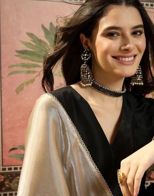 women cotton embroidered straight kurta and farshi salwar with dupatta set 4