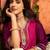 women silk blend  gota patti work high-low kurti with farshi salwar
