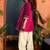 women silk blend  gota patti work high-low kurti with farshi salwar