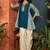 women ethnic motifs embroidered regular gotta patti kurta with salwar