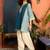 women ethnic motifs embroidered regular gotta patti kurta with salwar