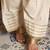 women ethnic motifs embroidered regular gotta patti kurta with salwar
