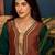 women silk blend  gota patti work high-low kurti with farshi salwar