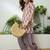 women's linen floral print summer wear short kurti with farshi salwar set