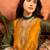women ethnic motifs embroidered regular gotta patti kurta with salwar