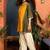 women ethnic motifs embroidered regular gotta patti kurta with salwar