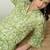women's linen floral print summer wear short kurti with farshi salwar set