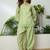 women's linen floral print summer wear short kurti with farshi salwar set
