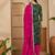 women bandhani printed regular thread work kurta with pyjamas & with dupatta