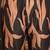 women colourblocked regular kurti with trousers