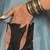 women colourblocked regular kurti with trousers