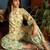 women's linen floral print summer wear short kurti with farshi salwar set