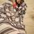 women floral printed regular linen kurta with farshi salwar and dupatta