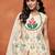 women ethnic motifs embroidered regular thread work chanderi silk kurta with patiala & with