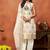 women ethnic motifs embroidered regular thread work chanderi silk kurta with patiala & with