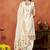 women ethnic motifs embroidered regular thread work chanderi silk kurta with patiala & with