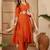 women ethnic motifs embroidered regular patchwork kurta with palazzos & with dupatta