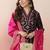 women ethnic motifs regular thread work kurta with patiala & with dupatta