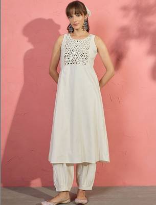 women regular mirror work kurta with patiala 3