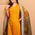 women floral regular thread work kurta with palazzos & with dupatta