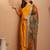 women floral regular thread work kurta with palazzos & with dupatta