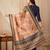 women ethnic motifs regular thread work kurta with trousers & with dupatta