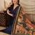 women ethnic motifs regular thread work kurta with trousers & with dupatta