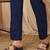 women ethnic motifs regular thread work kurta with trousers & with dupatta
