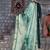 women ethnic motifs embroidered regular patchwork kurta with palazzos & with dupatta