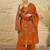 women ethnic motifs printed regular  cotton kurta with palazzos & with dupatta