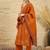 women ethnic motifs printed regular  cotton kurta with palazzos & with dupatta