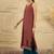 women ethnic motifs printed regular kurta with palazzos